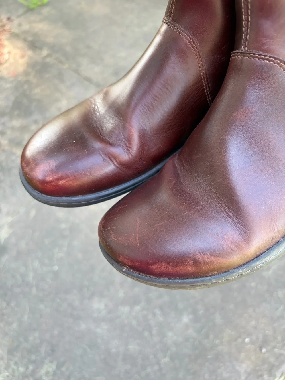 Birkenstock Bennington Brown Leather Side Zip Ankle Boots Women’s Size 39 8-8.5